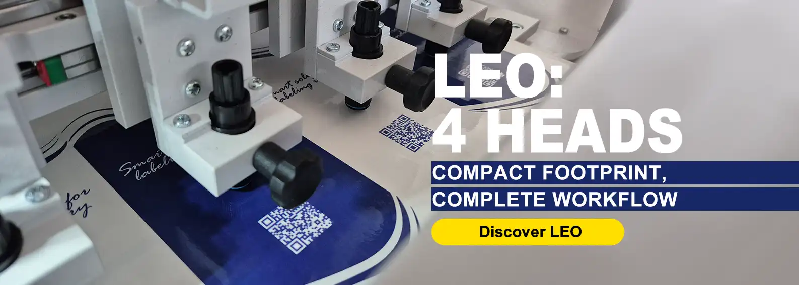 LEO - multi-head plotter knife label finisher