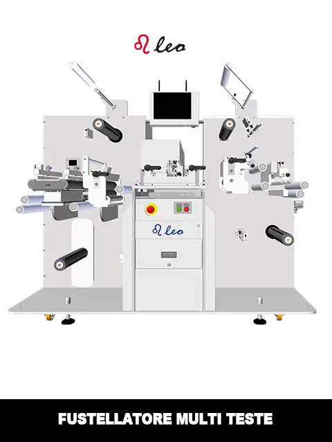 LEO fustellatore multi teste per etichette