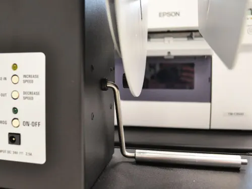 label rewinder and unwinder for epson c4000 printer detail