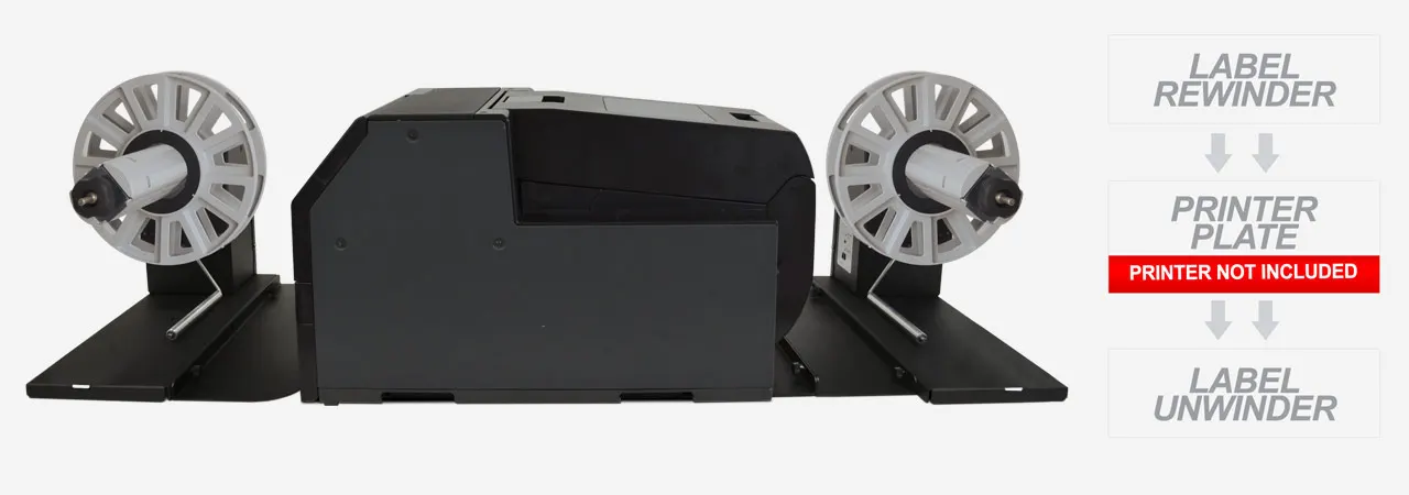 label unwinder/rewinder for Epson C6000A printers