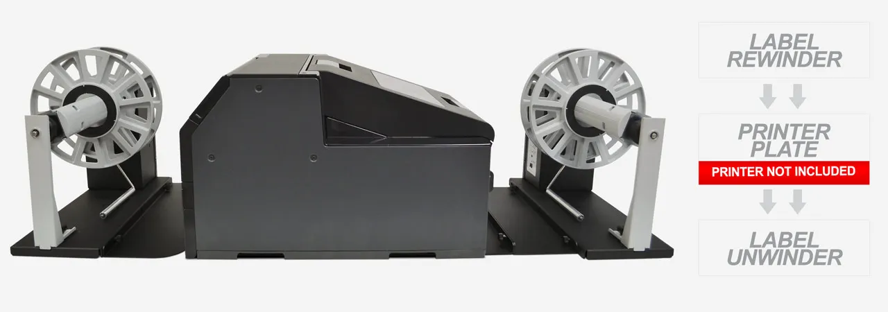 label unwinder/rewinder for Epson C6500A printers
