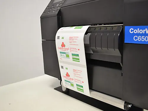 avvolgitore e svolgitore di etichette per stampanti EPSON C6500P