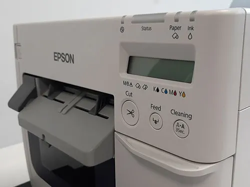 avvolgitore e svolgitore di etichette per stampanti EPSON TM-C3500