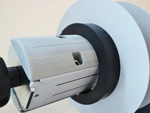 DPR small label rewinder detail